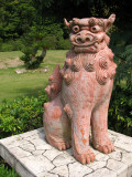 Ceramic shīsā statue