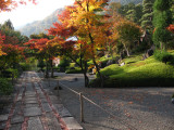 Garden outside the temple