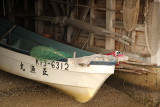 Boat within its garage