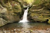 Waterfall by the Oku Iya vine bridges