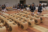 Row of kantō lanterns