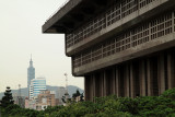 Taipei Main Station and the distant Taipei 101