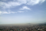 Clearing skies over the smog of Taipei