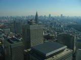 A clear day over Shinjuku