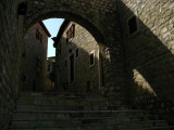 Silent steps in the old town