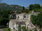 Terrace of ruined walls