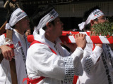 Men carrying the mikoshi