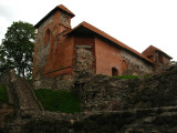 Remnants of the hilltop castle