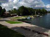 Small dock area on Lake Galvė