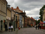 Curving west end of Vilniaus gatvė