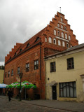 Old brick townhouse on Vilniaus gatvė