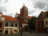 Kaunas Cathedral Basilica from Rotuės aikte