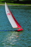 Radio Control sailboat.