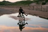 Puddle biker, Head of the Meadow, Truro, MA