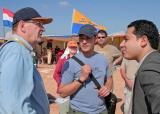 Ali & Robert are being interviewed by the Egyptian Television