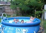  kids in the pool