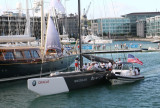The Oracle crew on the Oracle boats