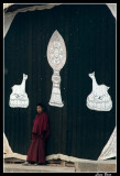 Monk in lower Wutun Si monastery