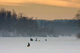 Winter Sunrise Fishing
