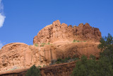 Sedona AZ Bell Rock with Blue Sky