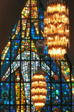 Huge Stained-glass Work of Victor Sparre at Arctic Cathedral, Tromso