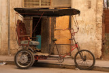 bicycle taxi at rest