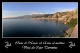 Baia di naxos ed Etna. Vista da Capo Taormina