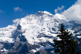 Jungfrau, view from Lauterbrunnen