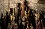 Buddhas in the Pak Ou Caves