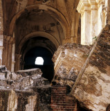 One of the many earthquake effected churches in Antigua