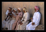 A man selling a rifle in Rustaq Suq