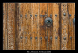 Wooden gate at Hazm Fort