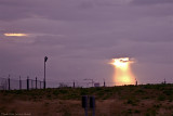 Ufo-landing? Atomic-bomb? Nope, Milton Keynes sunset...