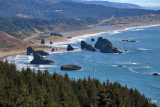 Meyers Creek Sea Stacks from Cape Sebastian, OR