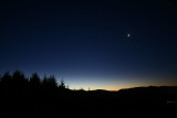 Venus, Antares and Mecury at Dawn