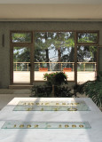 The white marble grave of Marshall Tito