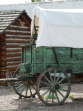 Green Wagon and Cabin - Fort Hall Replica P1020209.jpg