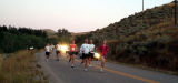 Rachel Dowling at One Mile in the Pocatello Marathon