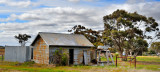 Old barn on farm ~