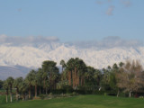 (from parking lot of the Rancho Mirage Library)