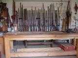 The Gunsmith Shop where weapons are repaired and stored.