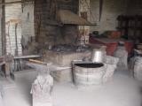 Blacksmith Shop where wagon wheels were repaired and tools and utensils forged.
