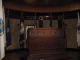 Now he belongs to the ages. (His wife & 3 of his sons are interred on the opposite wall.)