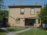 This is another view of the outside of the Lincoln Home.