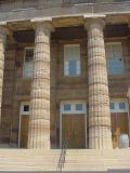 Columns on the Old Capitol Building are quite impressive.