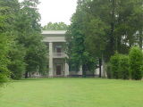 My first view of the Hermitage, as came toward the end of the pathway.  The driveway is in the shape of a guitar!