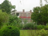This is a side view of the Hermitage and was taken from the family cemetery.