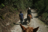 on horseback, Cerro Pelon