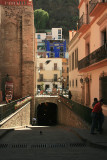 one of Guanajuato's traffic tunnels, next to the Iglesia San Diego