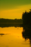 Roaring Creek Reservoir Sunset.
